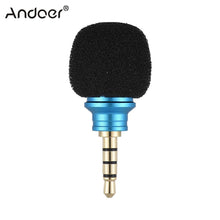 Load image into Gallery viewer, Andoer EY-610A Cellphone Smartphone Portable Mini Omni-Directional Mic Microphone for Recorder for iPhone 5 6 Samsung Huawei